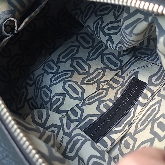 Black Pebbled Leather Rebecca Minkoff 'Julian' Backpack - Picture 6 of 11